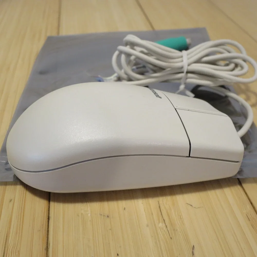 2 Button Microsoft Mouse Port Compatible PS2 Mouse 2.1A PN X03-68761 - Tested 14